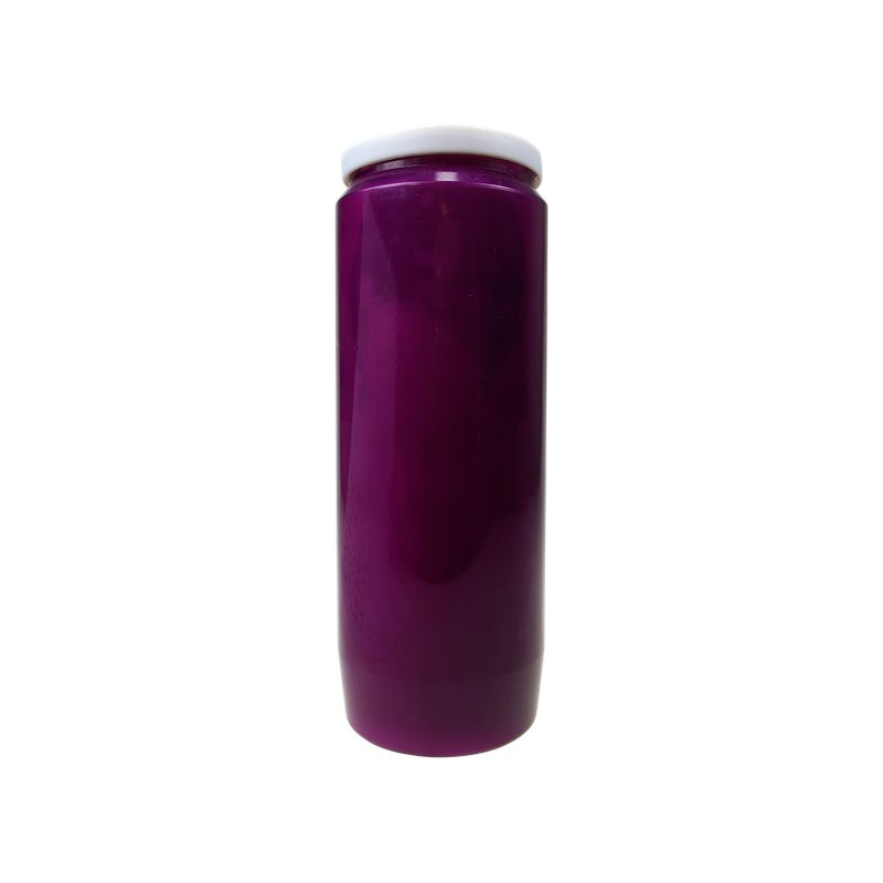 Lampe de sanctuaire huile végétale - Violette (Changement)