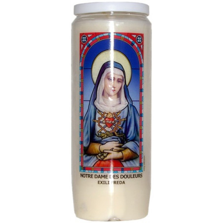 Neuvaine vitrail : Notre Dame des douleurs - Exili Freda 