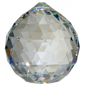 Boule de Cristal à facettes ø 30 mm 